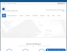 Tablet Screenshot of fenwicksoftware.com.au
